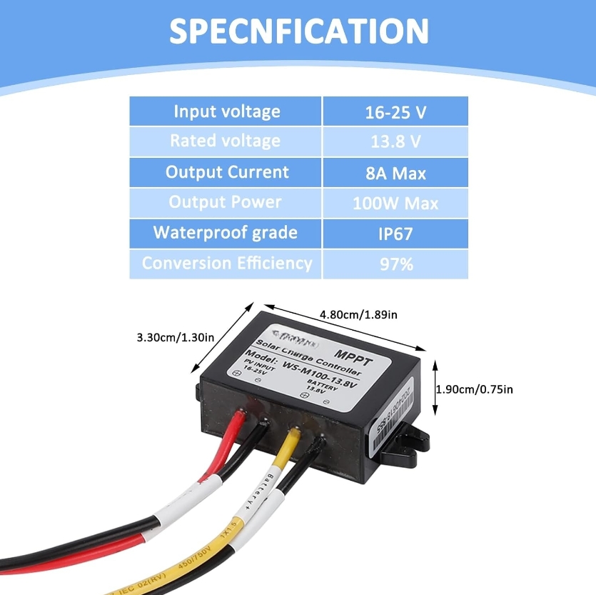 Regolatore di Carica Solare MP - Mppt Charge Controller recensione e prezzo