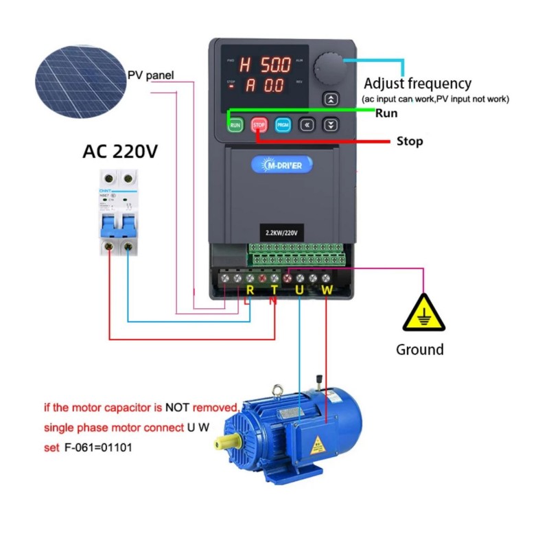 Inverter Solare VFD Trifase 38 - Mppt Charge Controller recensione e prezzo